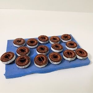 15x Copper Wire Wound Toroidal Choke Inductor Coils for Electronics DIY Projects